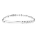 Plaatarmband met vingerafdruk 4 cm | sy-419 S-4 