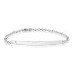 Plaatarmband met vingerafdruk 4 cm | sy-419 S-4 