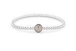 Zilveren bolletjes armband rond | sy-BL 026