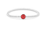 Zilveren bolletjes armband rond | sy-BL 026