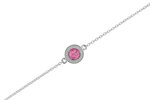 Zilveren armband rond met zirkonia | sy-BL 029