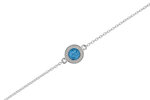 Zilveren armband rond met zirkonia | sy-BL 029