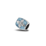 Zilveren bedel Daisy met zirkonia | sy-802 S