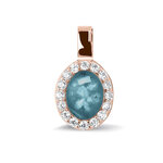 Oval Gem Pendant | sy-137 S
