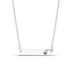 Hanger met gegraveerde afdruk breed &ldquo;bar&rdquo; | sy-417 S