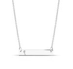 Hanger met gegraveerde afdruk breed &ldquo;bar&rdquo; | sy-417 S