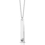 Hanger met gegraveerde afdruk lang &ldquo;bar&rdquo; | sy-418 S