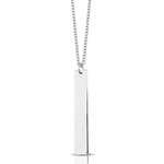 Hanger met gegraveerde afdruk lang &ldquo;bar&rdquo; | sy-418 S