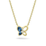 Goud vergulde hanger met vlinder | sy-603 SG
