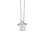 Zilveren hanger met een ster mini | sy-702 S