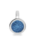 Zilveren hanger rond met zirkonia | sy-RL 007