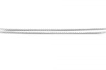 Zilveren dubbel anker collier 40+5 cm  | sy-126 S