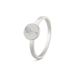 Ring met ronde schijf voor gravure | sy-456 S
