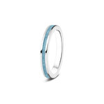 Zilveren aanschuif as ring  | sy-RG 046
