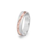 Zilveren as ring  model infinity golf | sy-RG 049