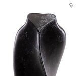Keramische kunst urn Heart to Heart zwart en wit | fp-FPE 001