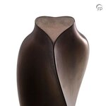 Keramische kunst urn Heart to Heart bronskleurig | fp-FPE 003