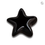 Keramische kunst urn keepsake Asteri ster in zwart | fp-FPU 062