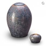 Keramische urn Pottery Bonny paarsblauw | fp-KU 302