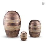 Keramische urn Pottery Bonny metallic en jade groen | fp-KU 306