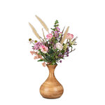 Handgemaakte houten urn vaasmodel licht | mk-Vase Eikenhout