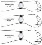 Gedenkhorloge met asruimte Memoria Amare  | mw-amare pearl