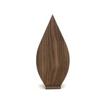 Houten kleine urn tulp Notenhout | hu-DHU A 222