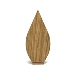 Houten kleine urn tulp Eikenhout | hu-DHU A 221