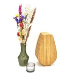 Houten kleine urn anjer Eikenhout | hu-DHU A 231