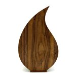 Houten grote urn Magnolia notenhout | hu-DHU A 312