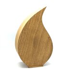 Houten grote urn Magnolia eikenhout | hu-DHU A 311