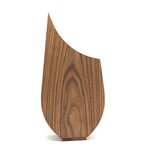 Houten grote urn Lavendel notenhout | hu-DHU A 342