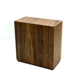 Houten grote urn modern rechthoek notenhout | hu-DHU A 362