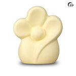 Keramische kinderurn Fiore di Vita pastelgeel | fp-KU 081