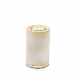Keramische mini urn waxinelichtje bruin beige | wd-UCUTC02