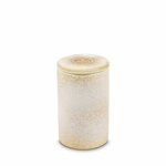 Keramische mini urn waxinelichtje bruin beige | wd-UCUTC02