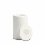 Keramische mini urn waxinelichtje effen wit  | wd-UCUTC05