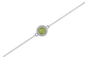 Zilveren armband rond met zirkonia | sy-BL 029