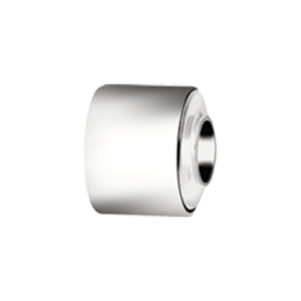 Kraal zilver rond model glad | tw-3001