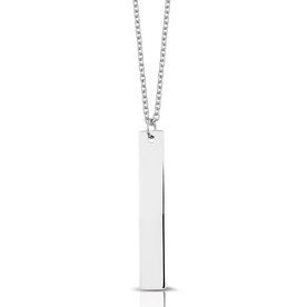 Hanger met gegraveerde afdruk lang &ldquo;bar&rdquo; | sy-418 S