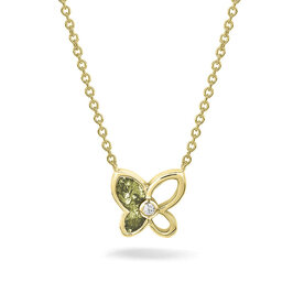 Goud vergulde hanger met vlinder | sy-603 SG