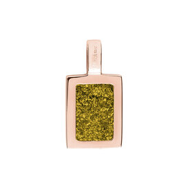 Zilveren hanger rechthoek  | sy-RL 008
