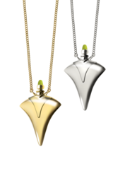 Zilveren hanger model kraagdesign met jade | tw-109
