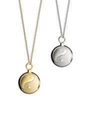 Zilveren hanger model Yin Yang mini | tw-368