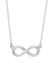 Zilveren ashanger met infinity teken | tw-800