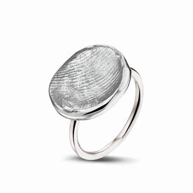 Organische ronde ring met vingerafdruk | sy-407 S