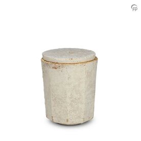 Duurzame bio-urn Mycelium champignon Eeuwige Cirkel medium | fp-BU 101 S