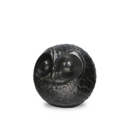 Handgemaakte mini urn het hoofd van een uil | ds-B-11