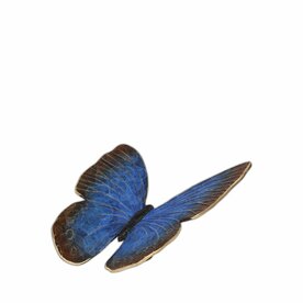 Bronzen mini urn blauwe vlinder | wd-UBR2730