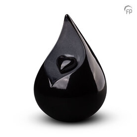 Keramische kunst urn Celest zwart en grijs | fp-FPU 004